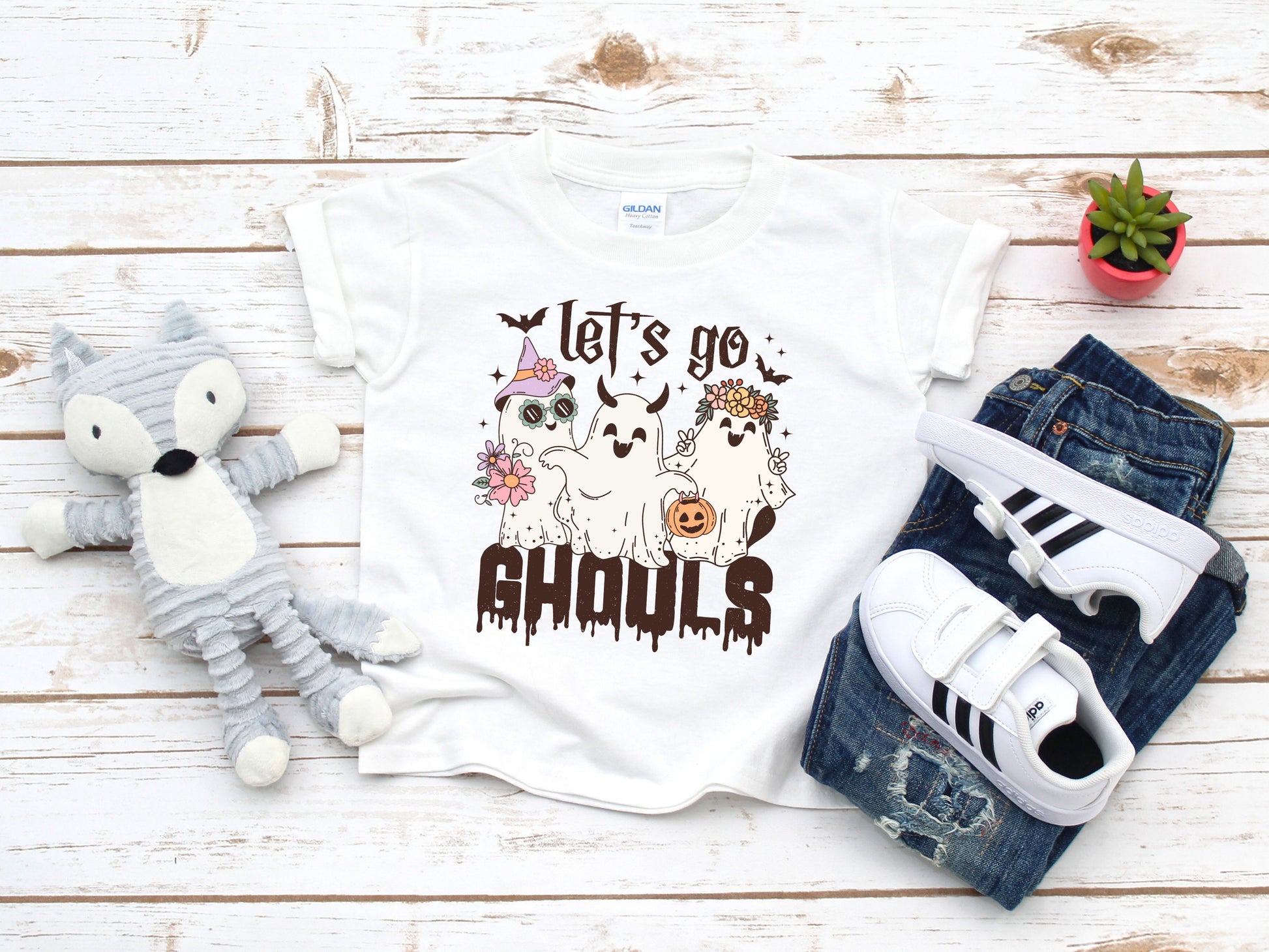 Let's go ghouls t-shirt for kids - Designs by Tangsley