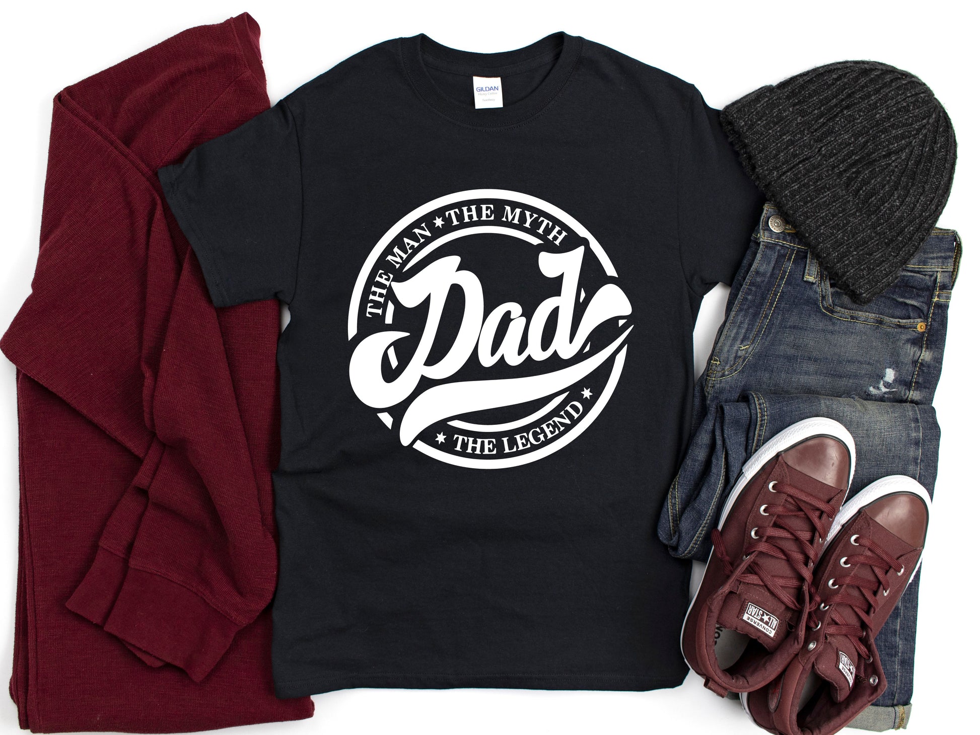 DAD, the man, the myth, the legend t-shirt - Designs by Tangsley