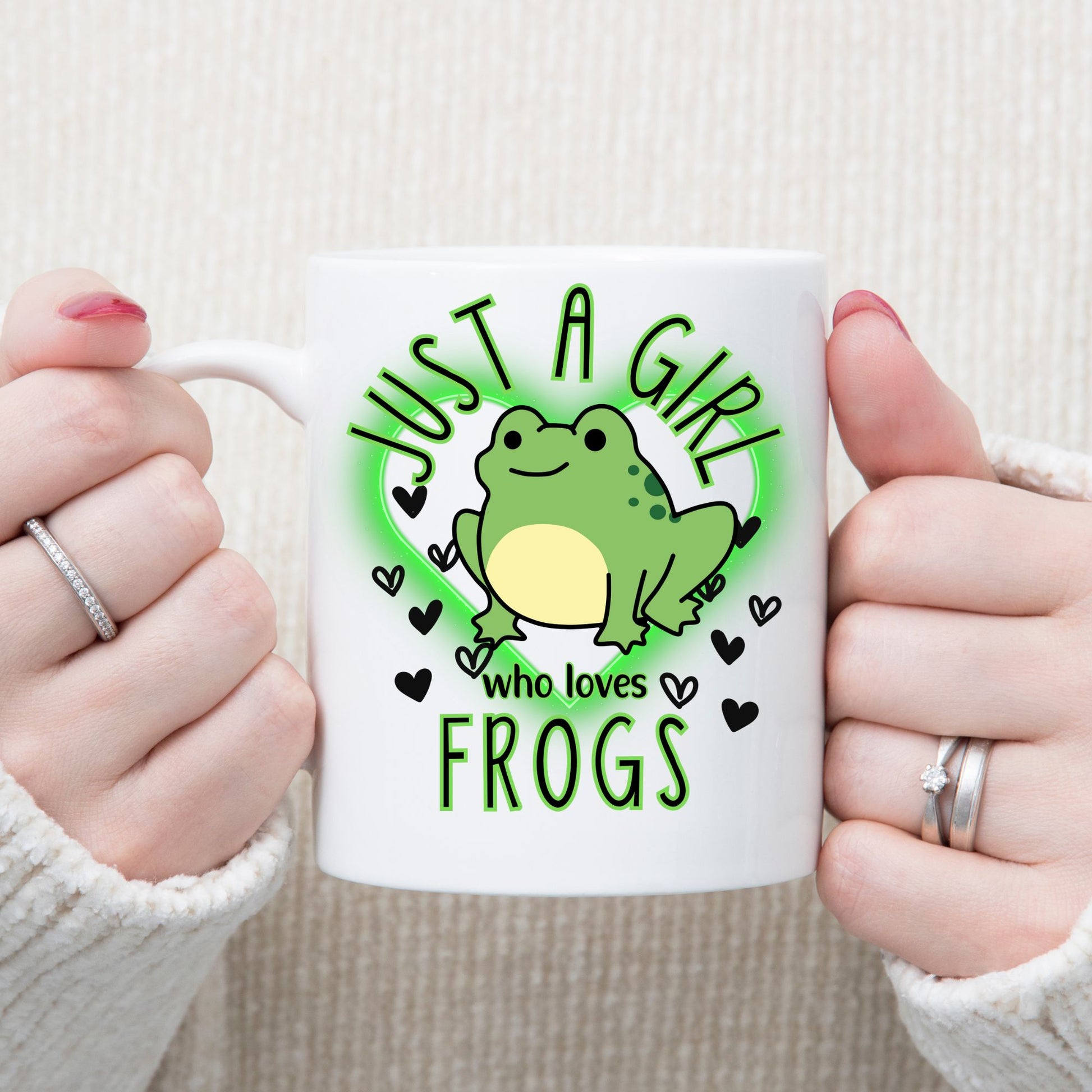 Just A Girl Who Loves Frogs Mug - Designs by Tangsley