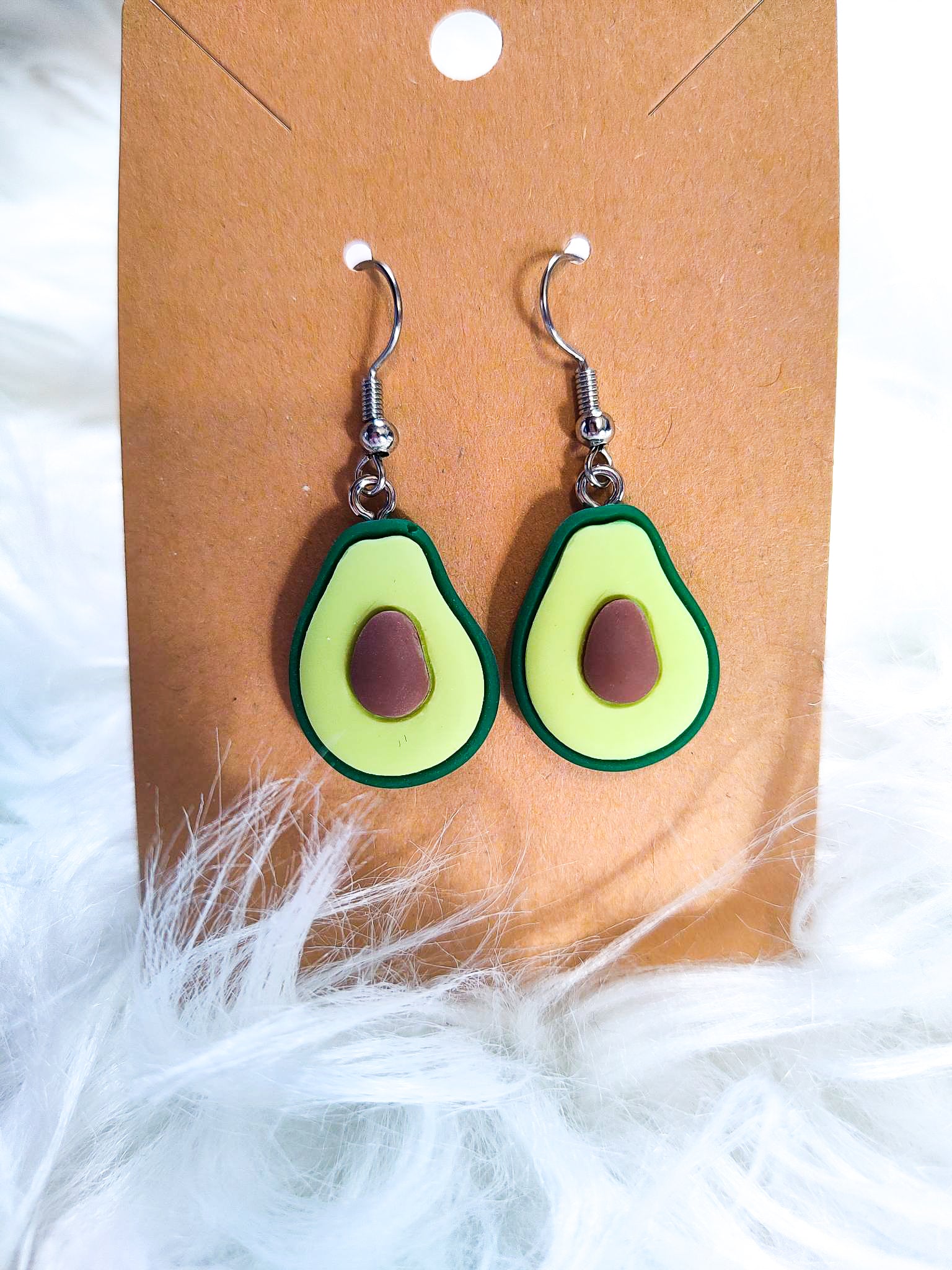 Avocado earrings - Designs by Tangsley