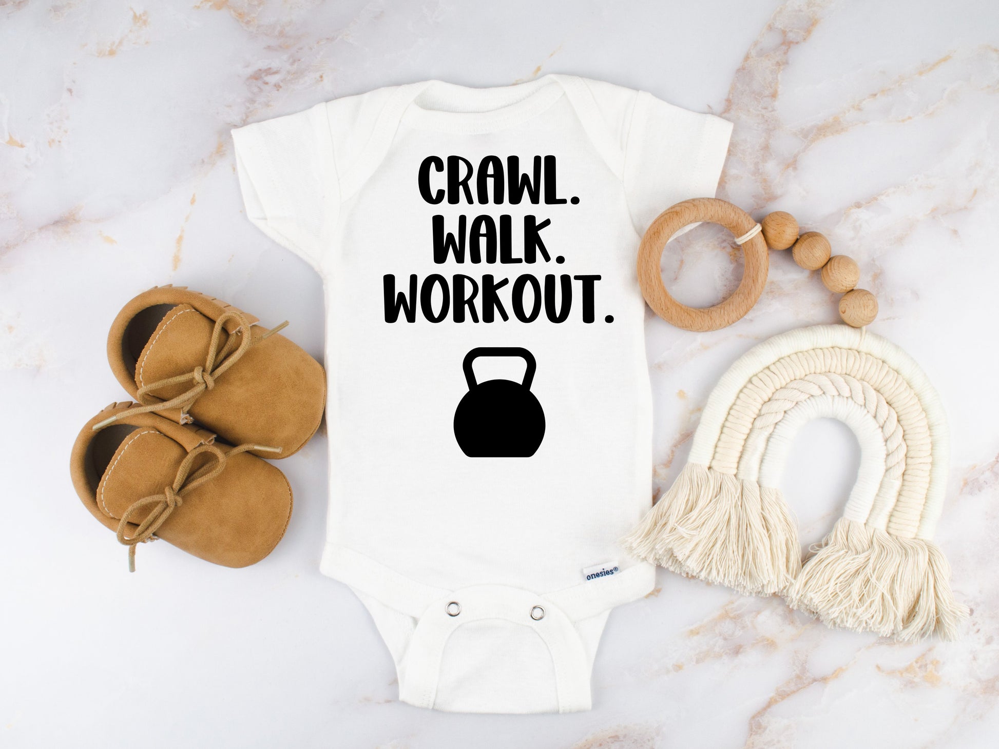 Crawl walk workout bodysuit - Designs by Tangsley