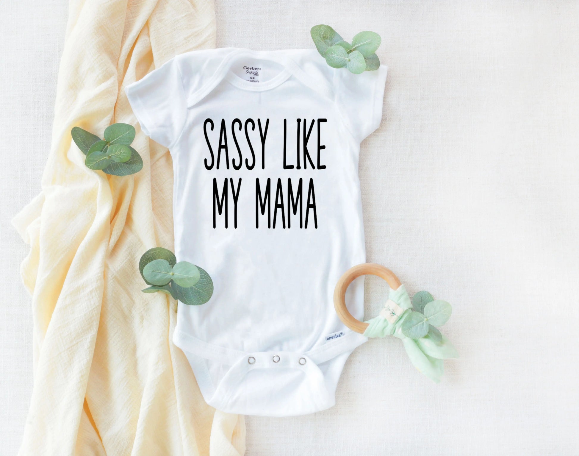Sassy like my mama bodysuit - Designs by Tangsley