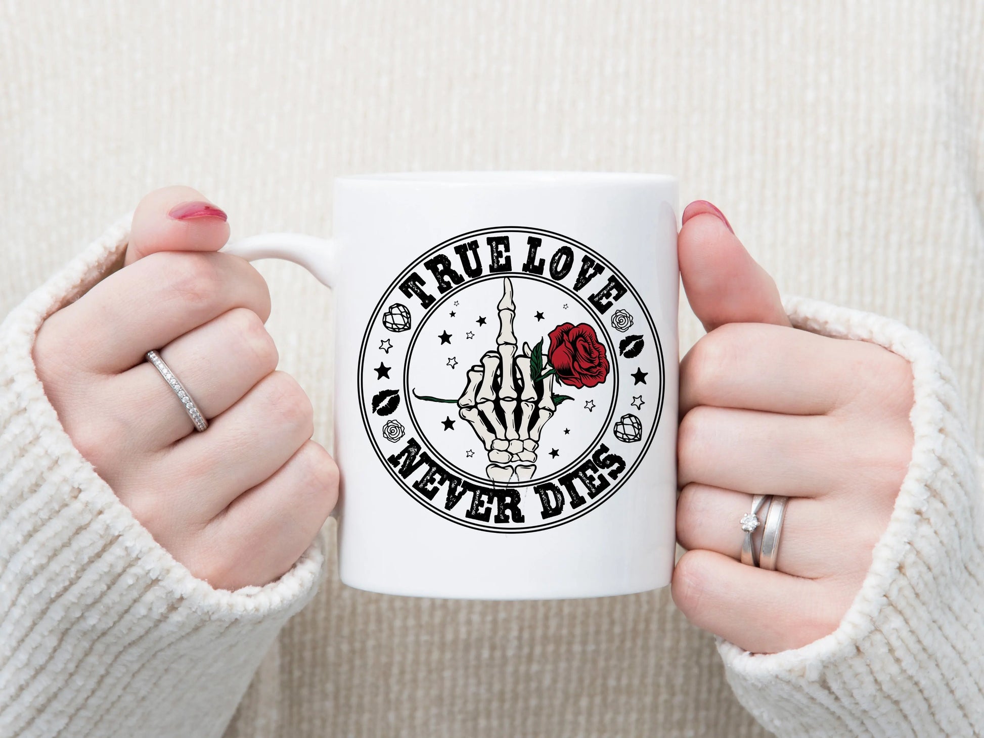 True love never dies coffee mug - Designs by Tangsley