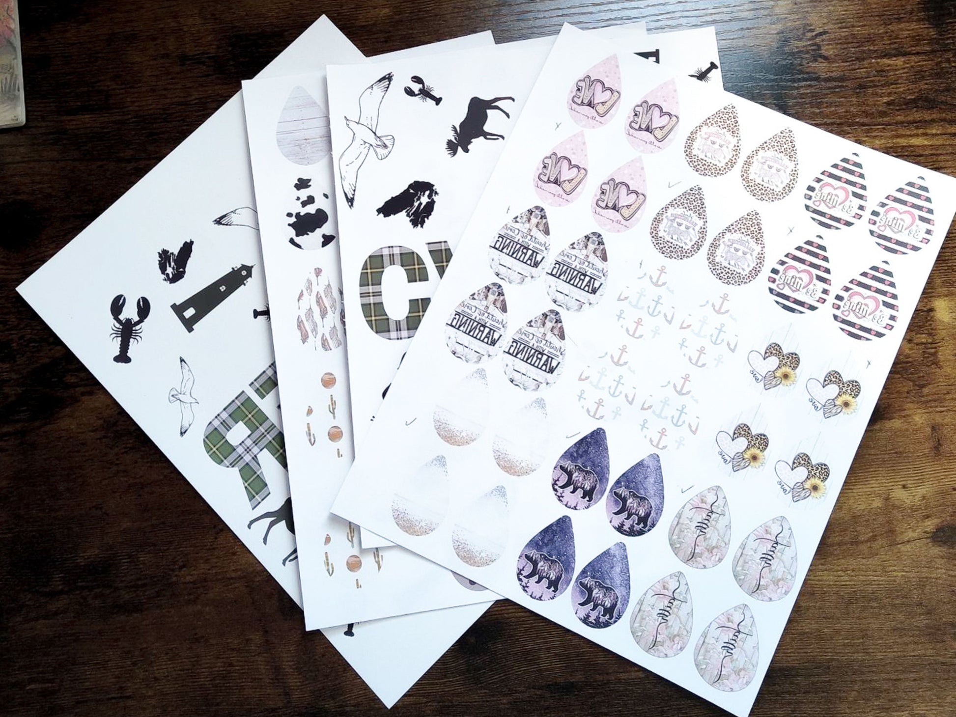 Ready to Press Sublimation Prints – Ships Canada-Wide and USA Only - Designs by Tangsley