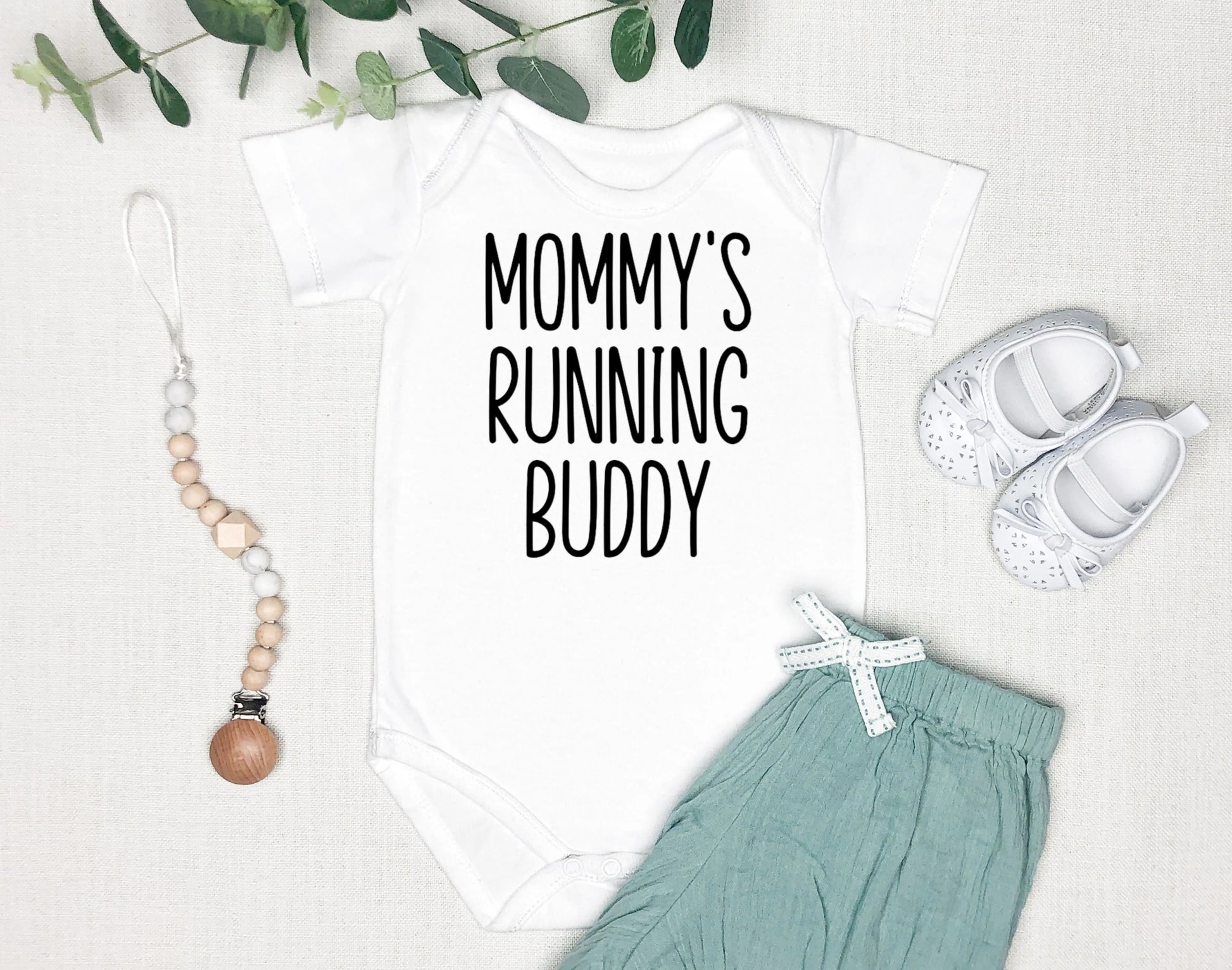 Mommy's running buddy bodysuit - Designs by Tangsley