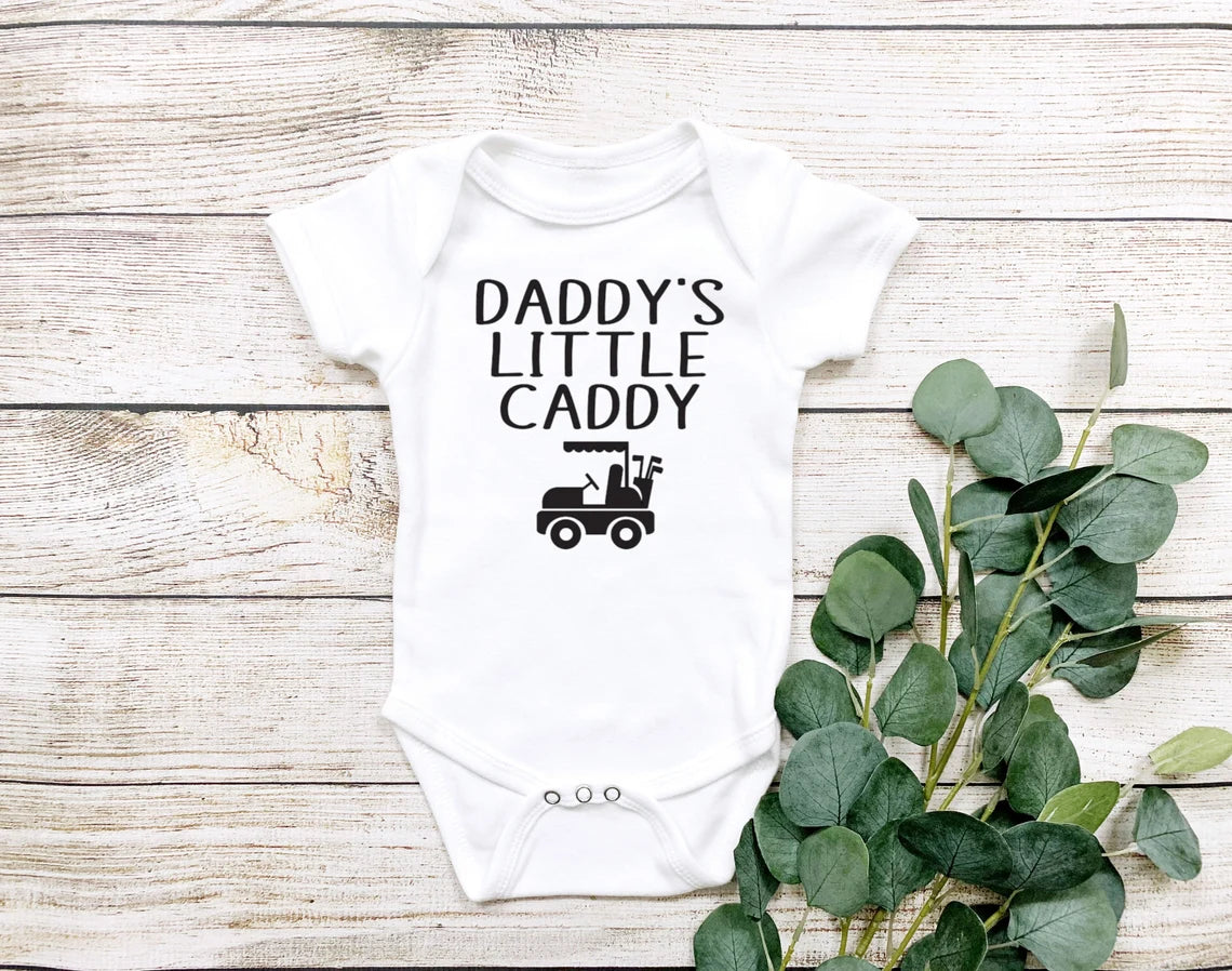 Daddy's little caddy bodysuit - Designs by Tangsley