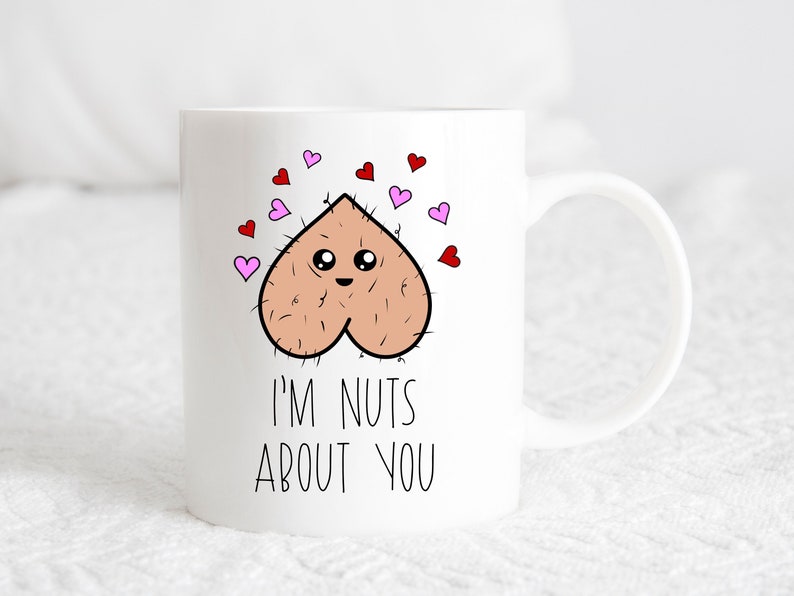 I'm nuts about you coffee mug