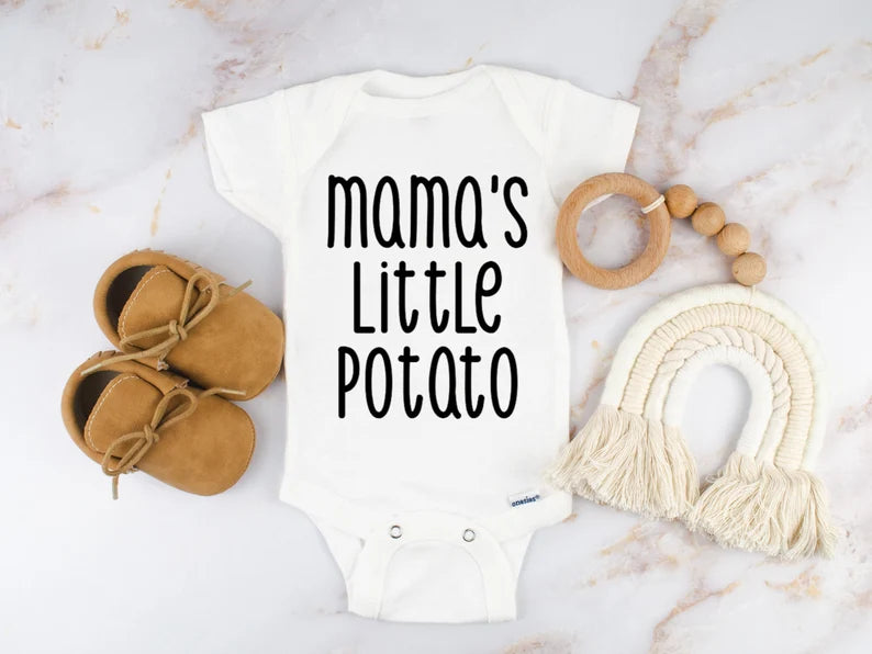 Mama's little potato infant bodysuit - Designs by Tangsley
