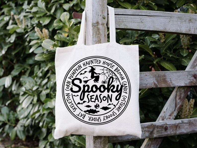 Spooky Season tote bag - Designs by Tangsley