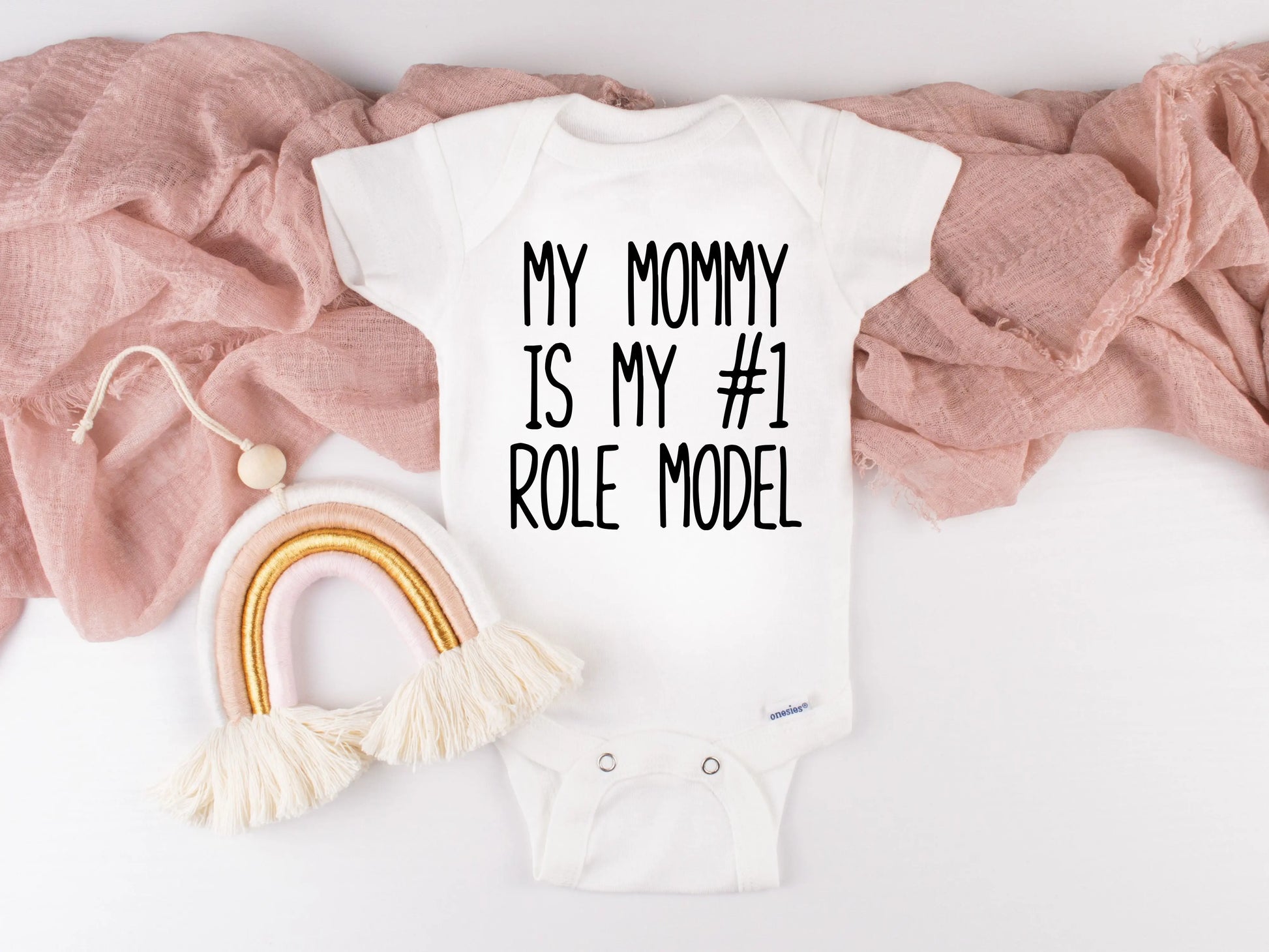 My mommy is my #1 role model bodysuit - Designs by Tangsley