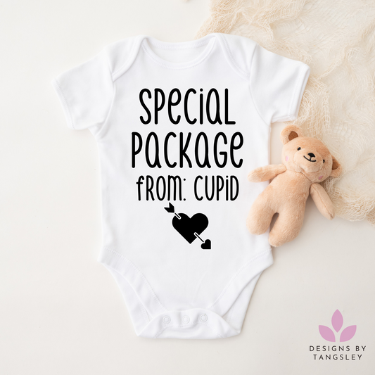 Special delivery from Cupid bodysuit for babies