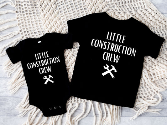 Little construction crew t-shirts & bodysuits