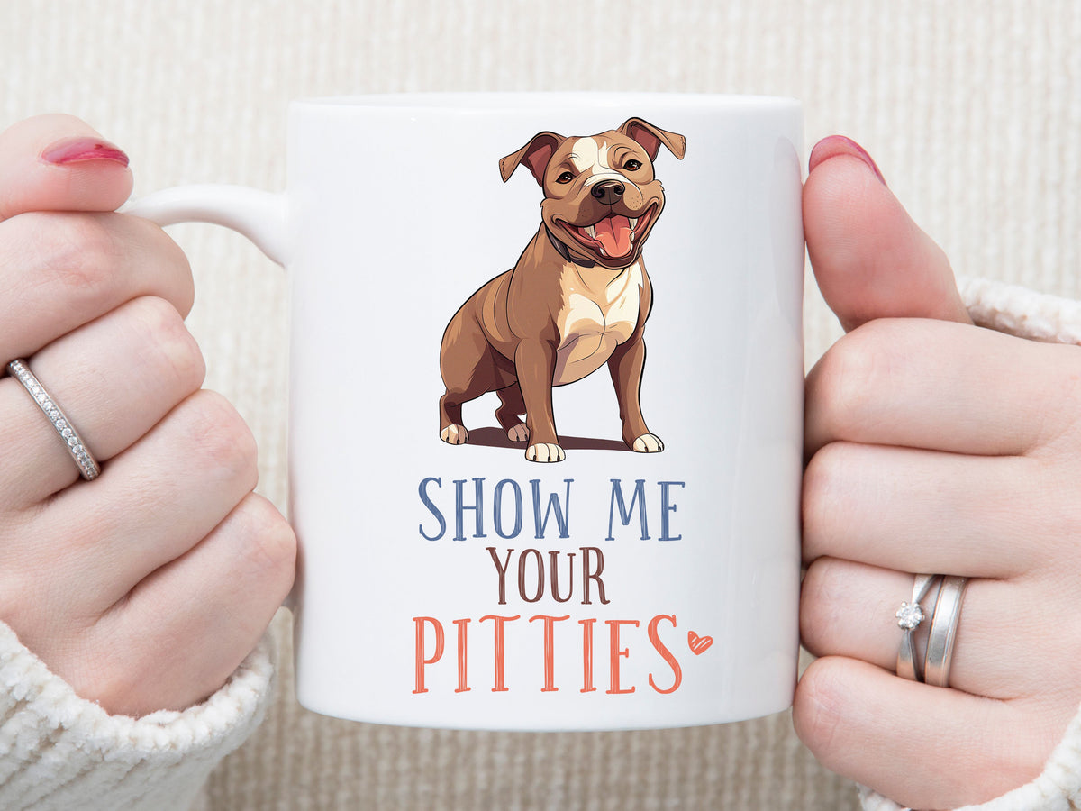 Show me your pitties coffee mug - Designs by Tangsley