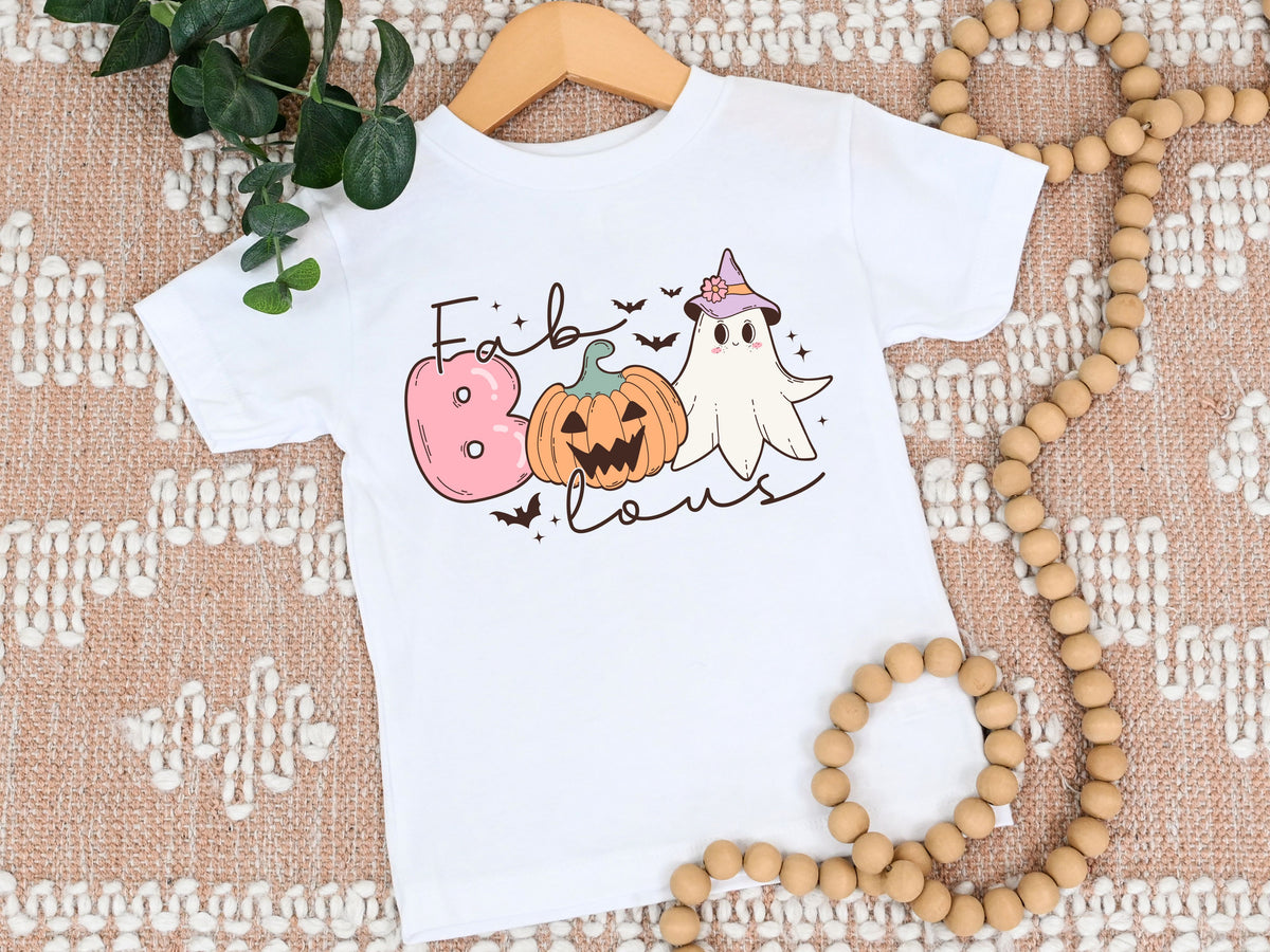 Fab-boo-lous Halloween t-shirt for kids - Designs by Tangsley