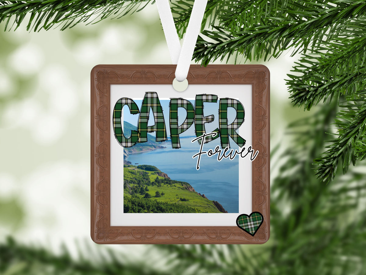 Caper Forever Square Keepsake Ornament - Designs by Tangsley