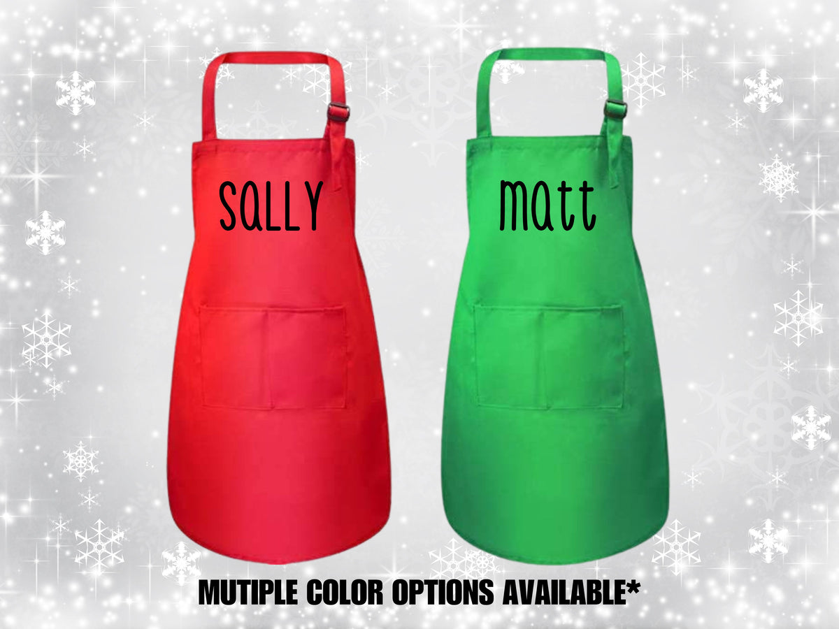 Personalized aprons for kids - Designs by Tangsley