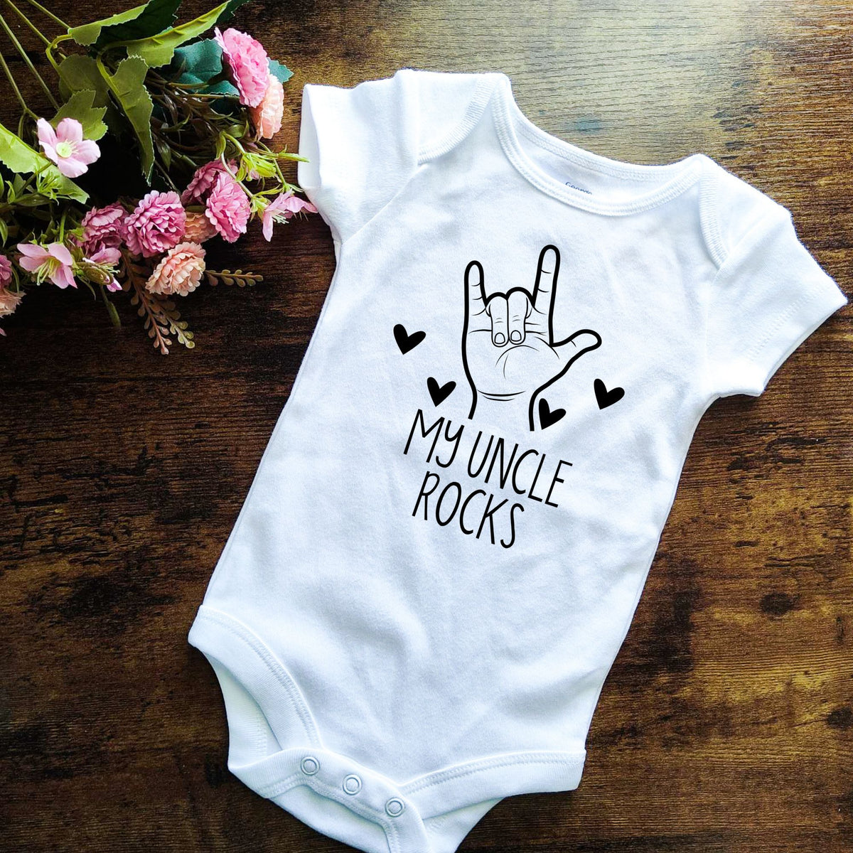 My Uncle Rocks Bodysuit - Designs by Tangsley