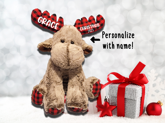 Personalized Christmas Moose