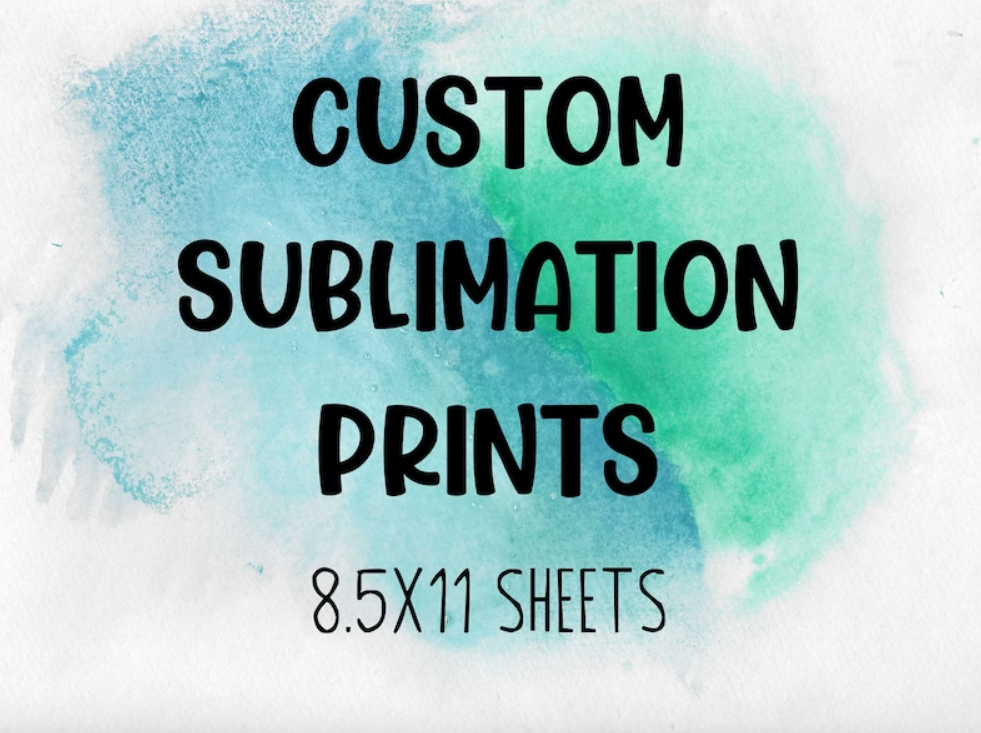 Ready to press Sublimation prints