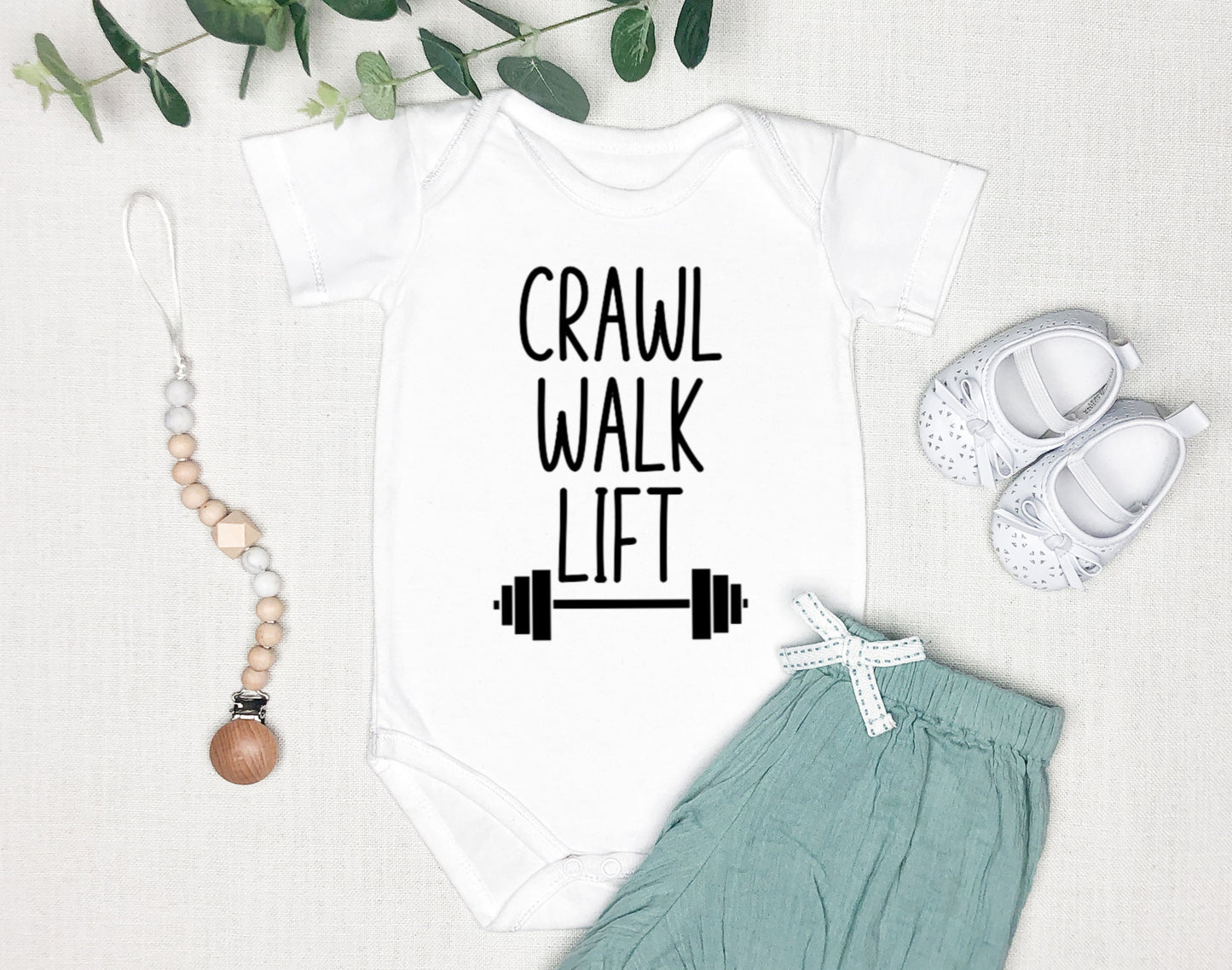 Crawl walk lift bodysuit